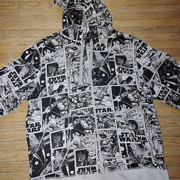 Star Wars zipper hoodie sweat shirt. - Picture 9 of 11